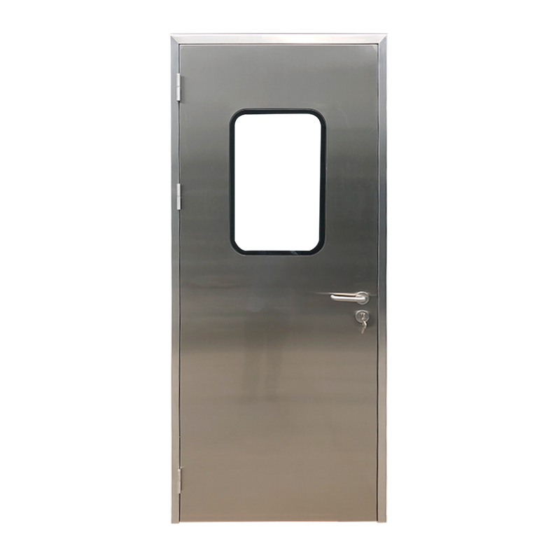 Roestvrijstalen schone deur