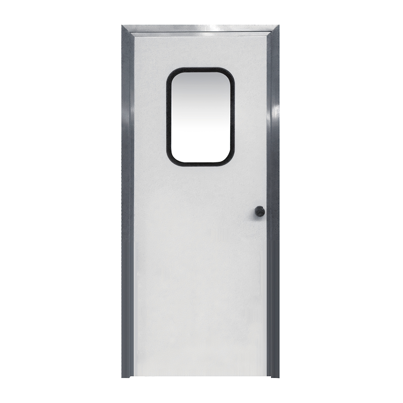 Stalen deur van roestvrij staal